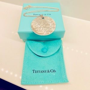 Tiffany & Co. Large Notes Round Pendent Necklace